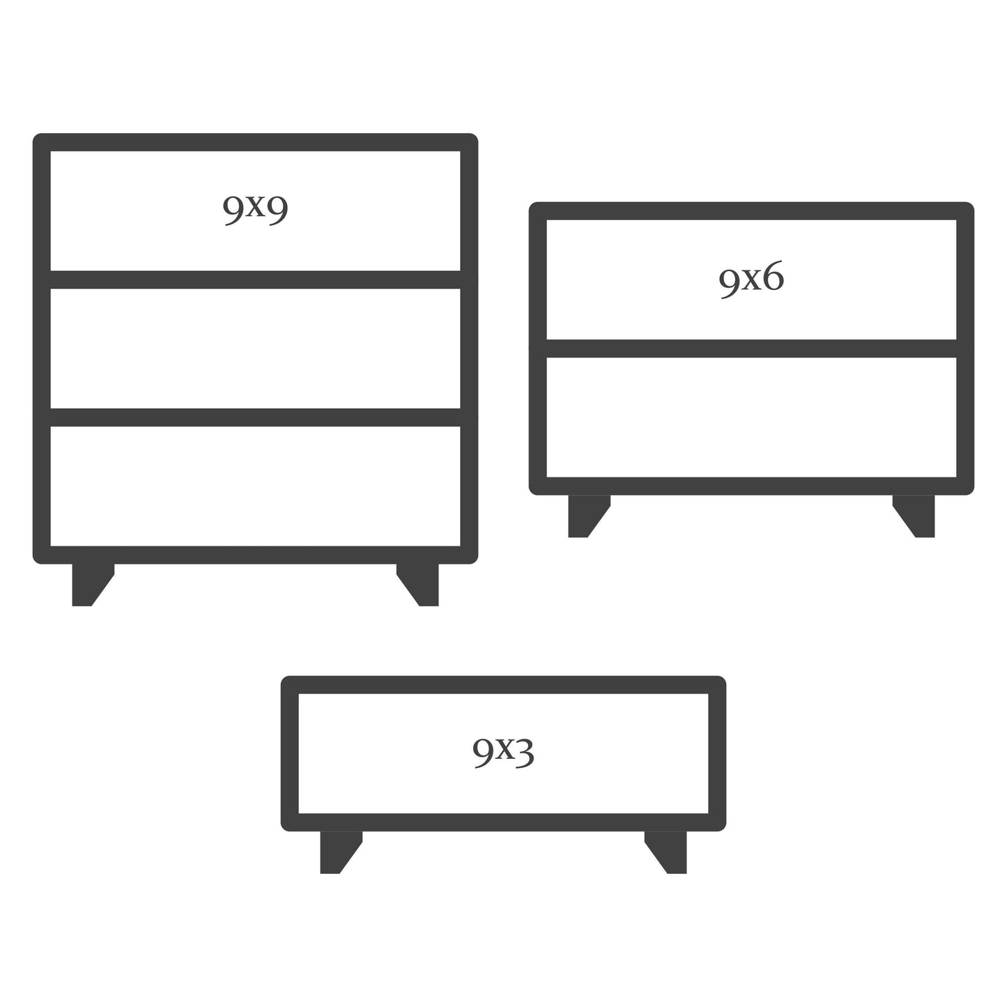 Harmonia - Versatile Wood Storage Unit | Handmade Modern Minimalist | Unique Striped Oak Shelf